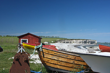 Image showing Sangstrup Klint in Denmark