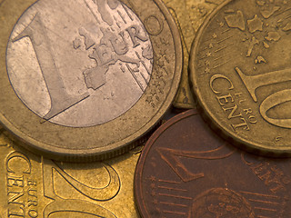 Image showing Euro Coins