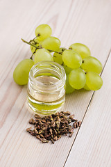 Image showing grape seed oil 