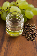 Image showing grape seed oil 