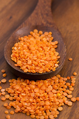 Image showing Dry Organic Red Lentils