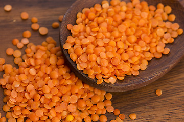 Image showing Dry Organic Red Lentils