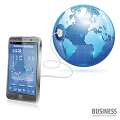 Image showing Global Business Concept