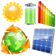 Image showing Green Energy Set