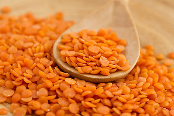 Image showing Dry Organic Red Lentils