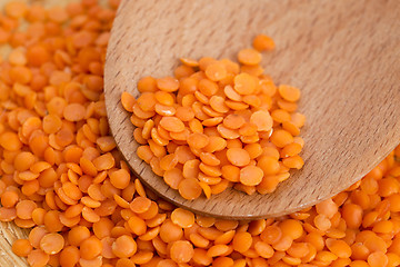 Image showing Dry Organic Red Lentils