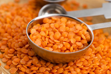 Image showing Dry Organic Red Lentils