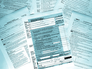 Image showing Tax forms