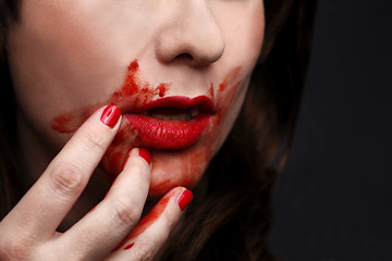 Image showing Female vampire