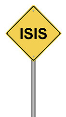 Image showing Warning Sign ISIS