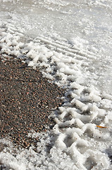 Image showing Frozen street