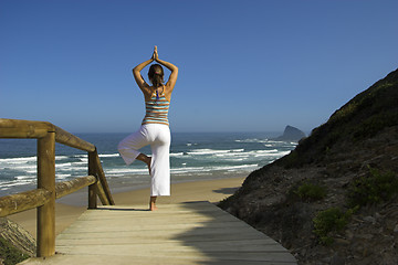 Image showing Yoga exercises