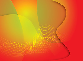 Image showing candy flow warm
