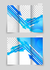 Image showing Tri-fold brochure template design