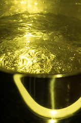 Image showing Water is boiling