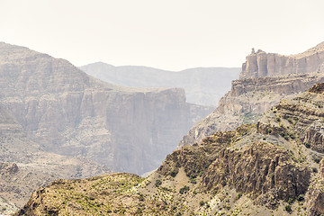 Image showing Landscape Jebel Akhdar Oman