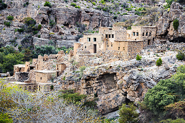 Image showing Ruins Wadi Bani Habib