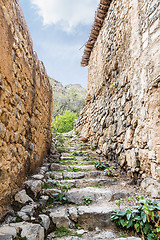 Image showing Stairs Wadi Bani Habib