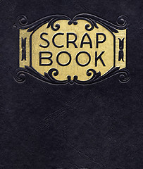 Image showing Antique Scrapbook, Circa 1890 (no longer under copyright)