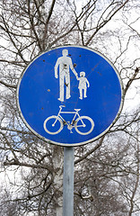 Image showing Pedestrian and cycle route
