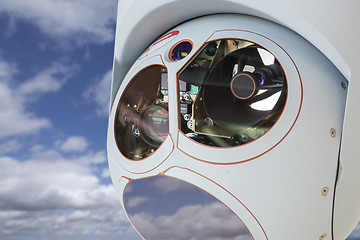 Image showing Closeup of Drone Camera and Sensor Pod Module