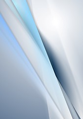 Image showing Abstract blue elegant modern design