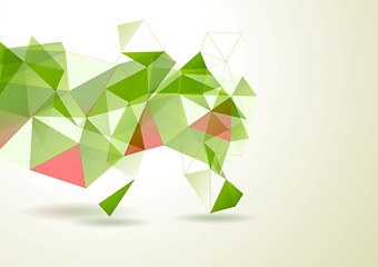 Image showing Bright geometrical vector background