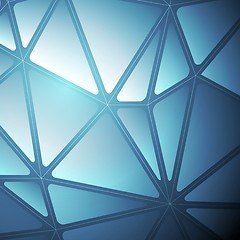 Image showing Abstract blue technology background