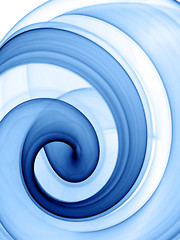 Image showing blue swirl