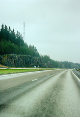 Image showing On the road