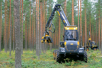 Image showing Ponsse Harvester Ergo 8W at Work