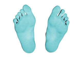 Image showing Feet isolated