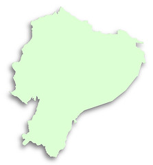 Image showing Map of Ecuador