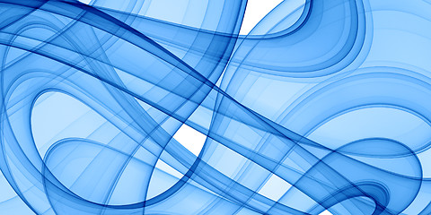 Image showing blue curves