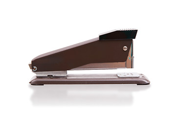 Image showing Old brown stapler