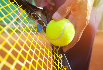 Image showing Getting ready to serve