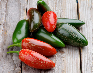 Image showing Heap of Chili Peppers