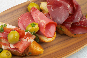 Image showing Jamon Tapas