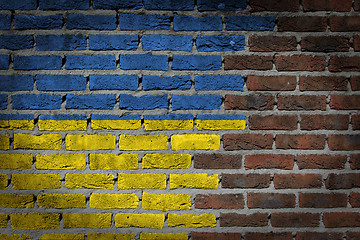 Image showing Dark brick wall - Ukraine