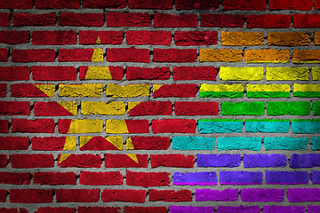 Image showing Dark brick wall - LGBT rights - Vietnam