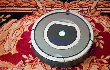 Image showing Robotics - the automated robot the vacuum cleaner.