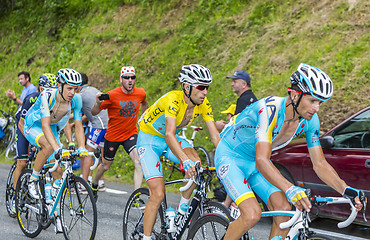 Image showing The Yellow Jersey - Vincenzo Nibali