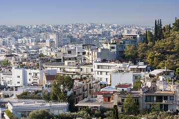 Image showing Athens city panorama