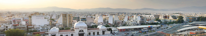 Image showing Panorama of city Athens