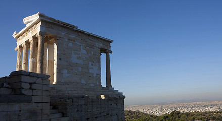 Image showing Temple of Athena Nike in Greece