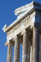 Image showing Temple Athena Nike on Acropolis of Athens