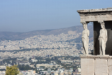 Image showing Erechtheion of Erechtheum in Athens