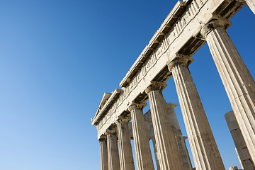 Image showing Columns in Parthenon