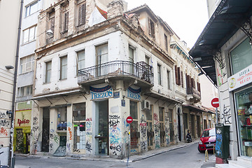 Image showing Street in city Athens