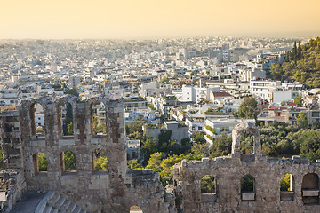 Image showing Odeon of Herodes Atticus in Greece